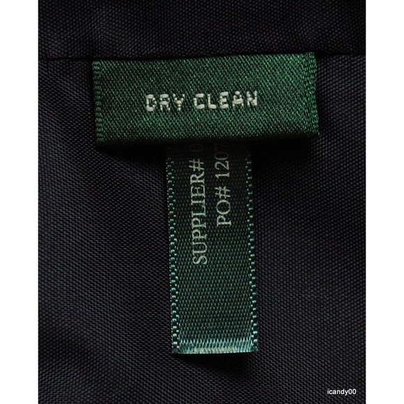 RALPH LAUREN Gran Turismo Zip Wool Jacket Blazer Top Coat Navy 10/12 Nwt $250 - Picture 6 of 6